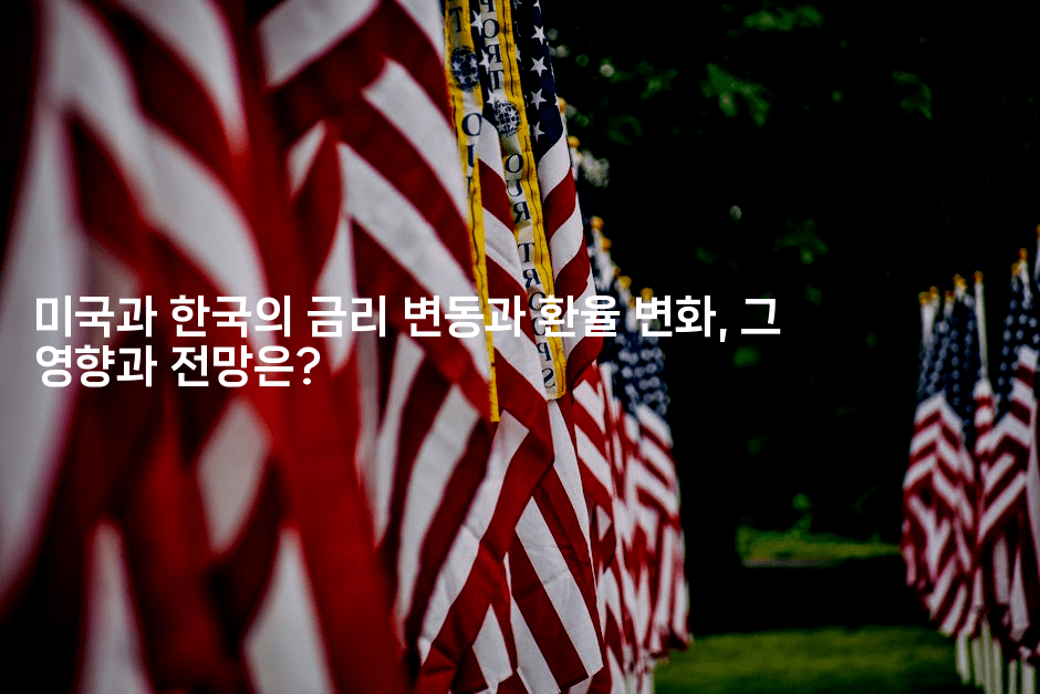 미국과 한국의 금리 변동과 환율 변화, 그 영향과 전망은?