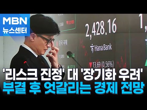 "리스크 진정" vs "장기화 우려", 엇갈리는 경제 전망 [MBN 뉴스센터]